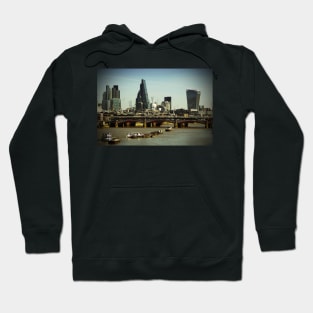 London Cityscape Blackfriars Bridge England Hoodie